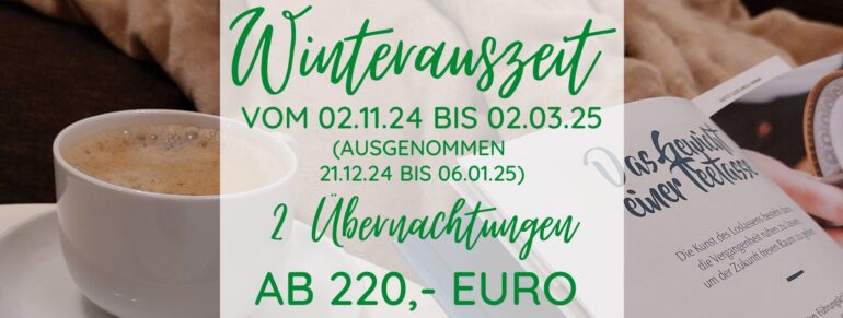 Winterauszeit